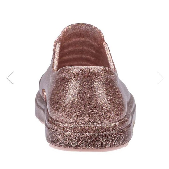 Mini Melissa Pink Glitter Sneakers Slip-On - Picture 4 of 12